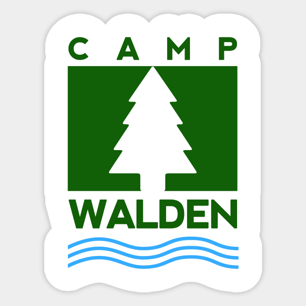 Camp Walden Sticker by dumbshirts